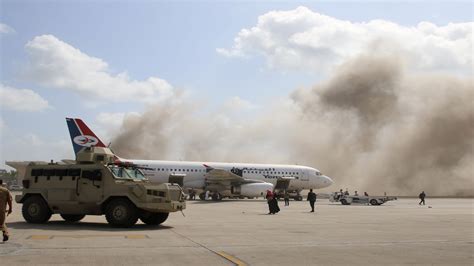 Blast At Aden Airport Kills At Least Five Injures Dozens