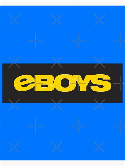 The Eboys Youtube Box Logo Bogo T Shirt And Sticker Design Poster