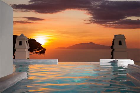 Private Pool Of Penthouse Acropolis Suite At The Sunset Capri Palace Hotel And Spa Anacapri