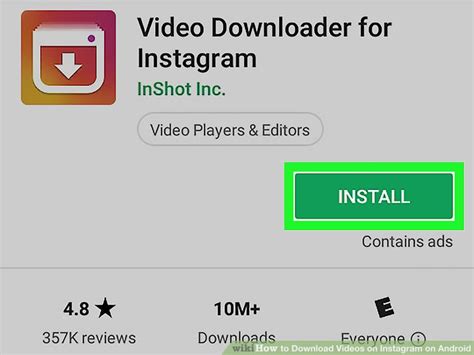 It can download photos, videos, and had a lot of more privacy options. How to Download Videos on Instagram on Android (with Pictures)