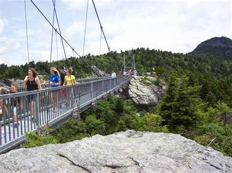 Grandfathers Mountain Swinging Bridge Grandfather Mountain N