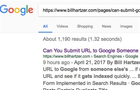 We submit url to google for indexing what we have made or written inside the pages. Can You Submit URL to Google Someone Else's Page and Get ...