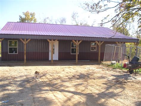 Metal Pole Barn House Plans Spotlats Org