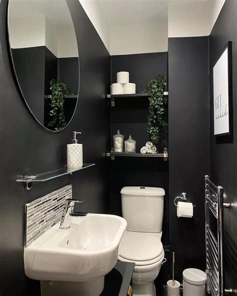 17 beautiful black bathrooms that are moody and chic artofit
