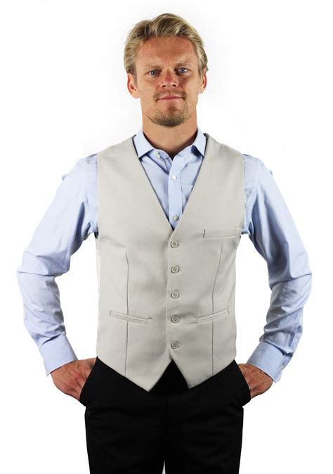 Mens Suit Vest In Classic Tan Cheap