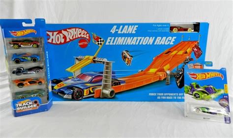 Hot Wheels Retro Lane Elimination Race Track Set Toys Toys Hobbies