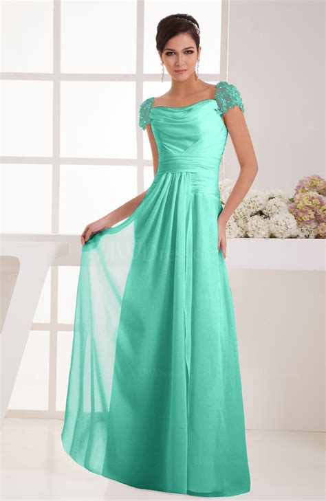 800 x 800 jpeg 98 кб. Seafoam Green with Sleeves Bridesmaid Dress Chiffon Trendy ...