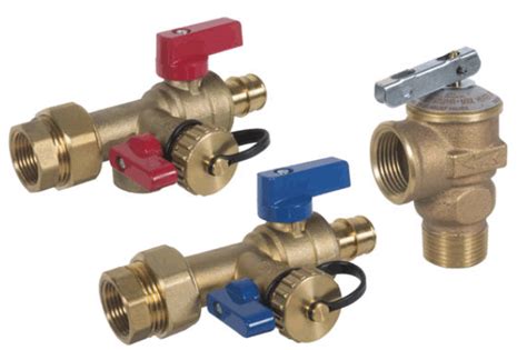 New Tankless Water Heater Isolation Valve Kit Configurations