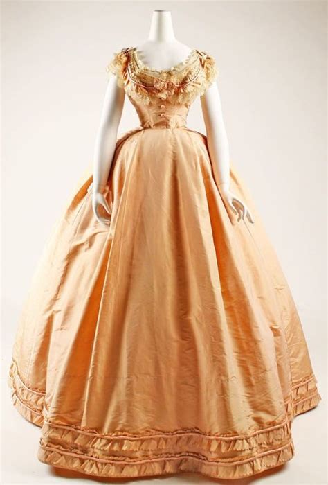 Stunning Ball Gown Ca1860 Civil War Fashion 1800s Fashion 19th