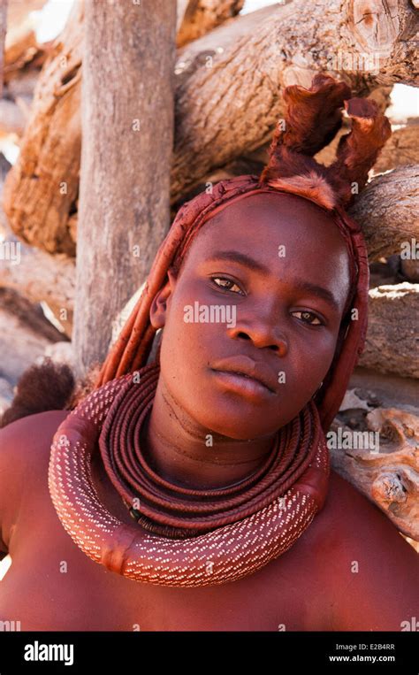Namibia Skeleton Coast National Park Himba Woman Stock Photo Alamy