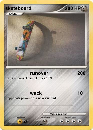 Pokémon Skateboard 25 25 Runover My Pokemon Card