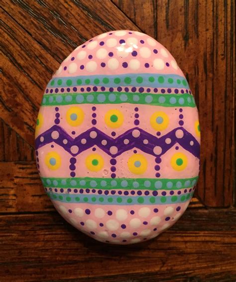 Easter Egg Painted Rock Easter Egg Painting Egg Painting Painted Rocks
