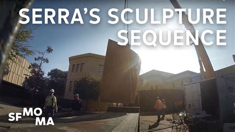 Installation Of Richard Serras Sculpture Sequence Youtube