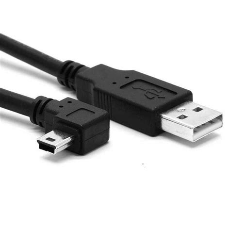 usb 2 0 type a male to angled 90 degree usb mini 5 pin male cable adapter 25cm ebay