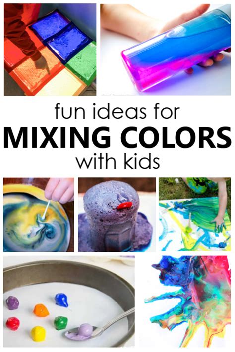 30 Fun Ideas For Mixing Colors Fantastic Fun And Learning
