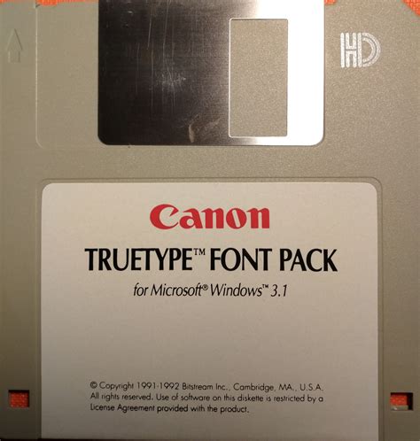 Canon Truetype Font Pack For Microsoft Windows 31 Bitstream Inc