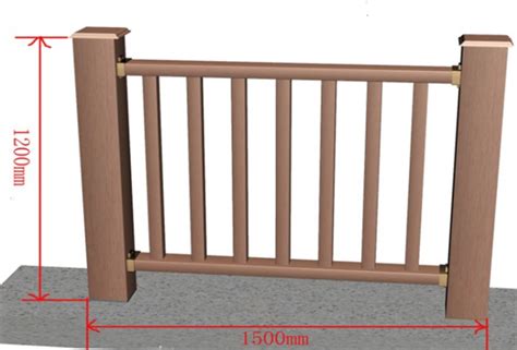 .safety regulations usually require a temporary handrail system to protect workers from falls. Portable Outdoor Composite Deck Railing Systems , Outdoor PVC / PE Deck Railing