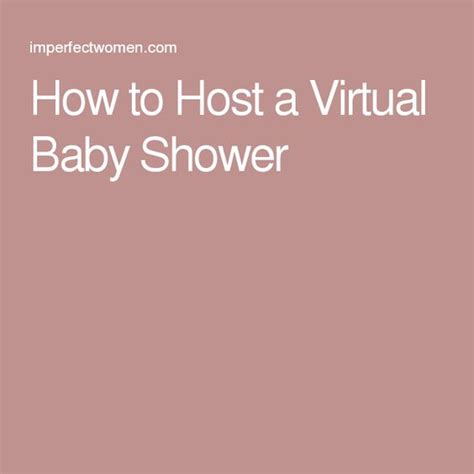 How to give a virtual baby shower. Babies, Baby showers and Virtual baby shower on Pinterest