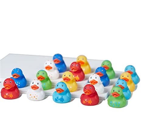 Xy Wq Mini Rubber Ducks 2 Inch Colorful Small Duckies Floater Duck
