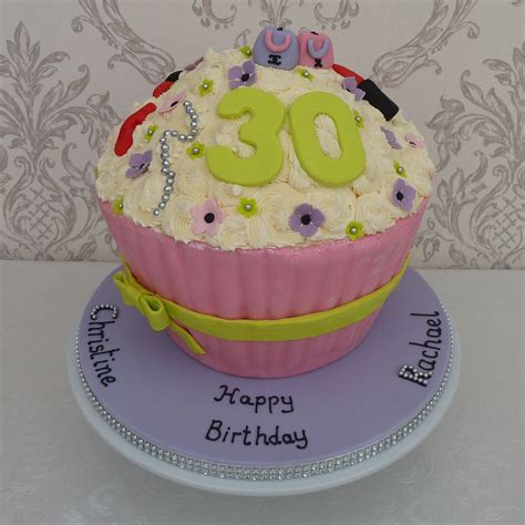 Giant Cupcake For 30th Birthday