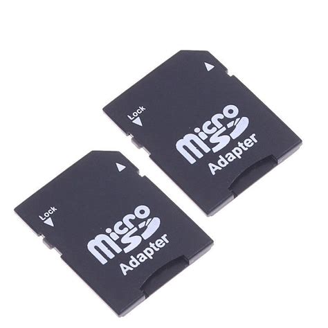 An sd card will become mounted to a device when that particular device recognizes the sd card and renders it accessible for use. 2PC Micro SD TransFlash TF to SD SDHC Memory Card Adapter ...