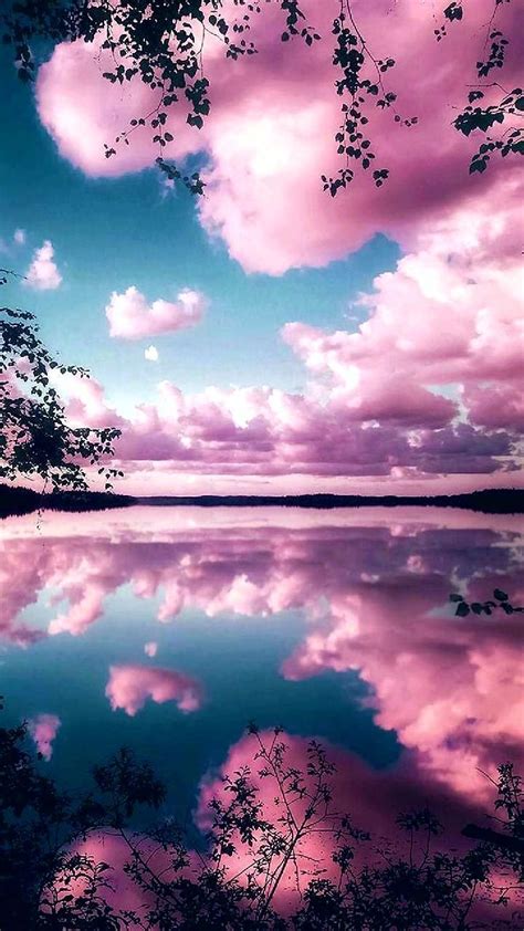Reflecting Pink Sky Wallpaper By Goodfellagrl 0d Free On Zedge On