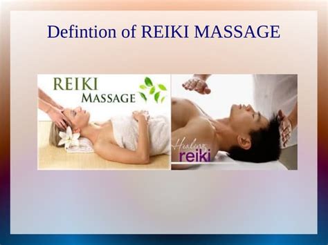 Reiki Massage Ppt