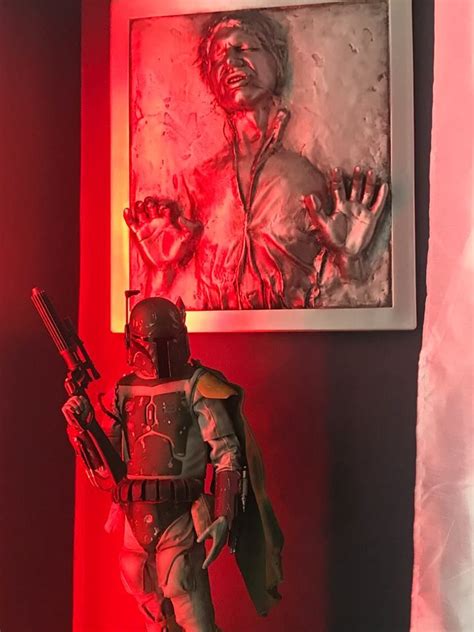Han Solo In Carbonite Mini Plaque Wall Decor Star Wars Furniture