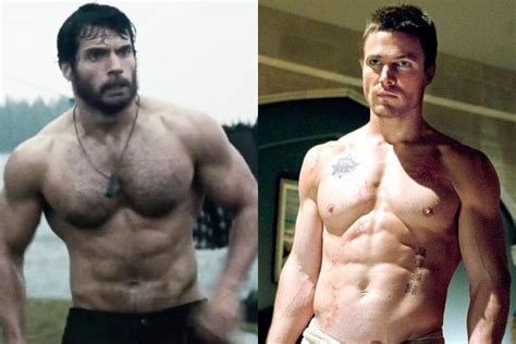 10 sexiest shirtless superheroes ‘man of steel henry cavill and more henry cavill beautiful men