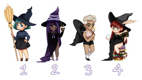 Witch Adoptables Closed By Setsulko On Deviantart