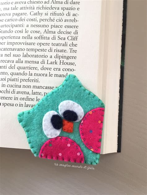 Owl Bookmark Soft Felt Accesories Felt Corner Bookmarks Ts For