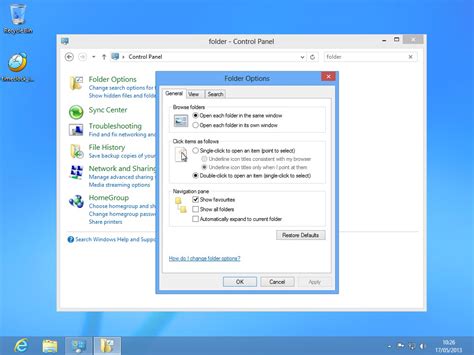 showing hidden files and folders on windows 8