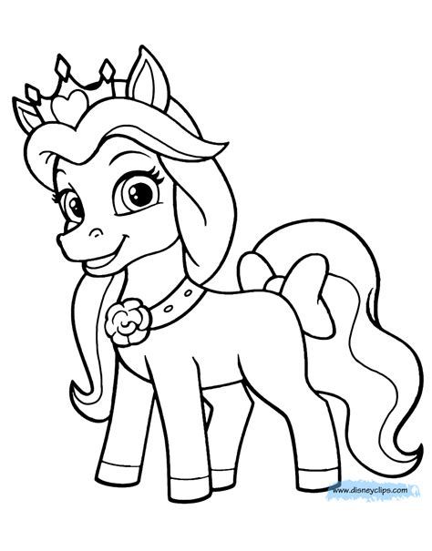 Free download 27 best quality coloring pages palace pets at getdrawings. Palace Pets Coloring Pages (5) | Disneyclips.com
