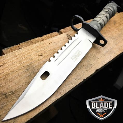 13 Military Combat Fixed Blade Hunting Knife Bayonet Tactical Bowie