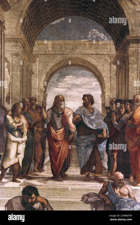 The School Of Athens Detail Of Plato And Aristotle 1508 1511 Artist