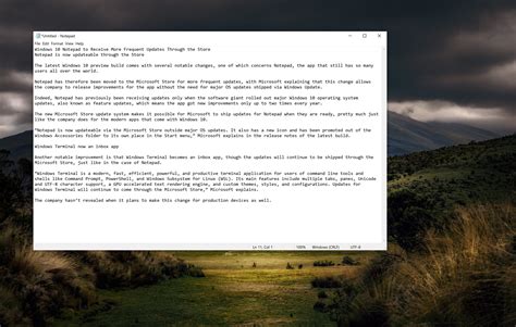 Windows 10 Notepad To Receive More Frequent Updates Through The Store