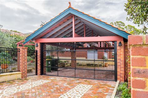 Double Brick And Tile Carport Gable Roof Design Terracotta Roof Roof