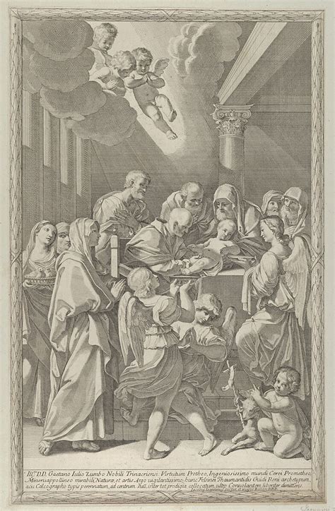 Engraved By Giacomo Maria Giovannini The Circumcision Of Christ A