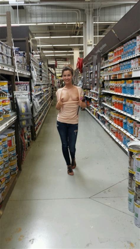 Flashing At The Store Porn Pic