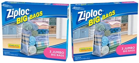 Ziploc Storage Bags Double Zipper Seal And Expandable Bottom Jumbo 3