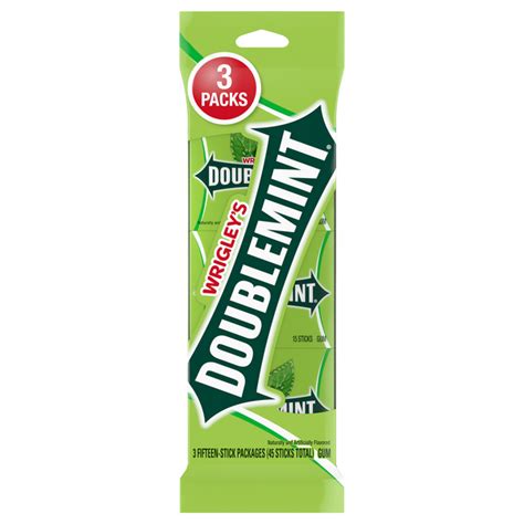 Save On Wrigleys Doublemint Gum 15 Sticks 3 Pk Order Online Delivery