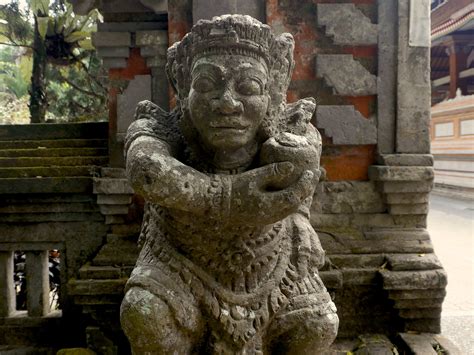Gambar Manusia Monumen Seni Candi Bali Mitologi Patung Batu