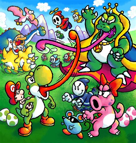 Awesome Art Yoshis Island Of Dreams Poisonmushroomorg