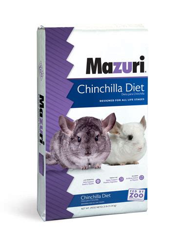 Vitamin e not less than. Chinchilla Diet 5M01 25 lb | Mazuri® Exotic Animal Nutrition