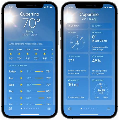 Apple Reveals Redesigned Weather Ios App With Dark Sky Like