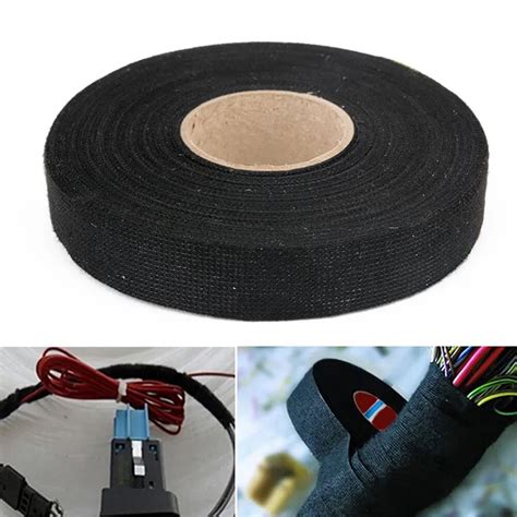 1pc Automotive Wiring Harness Tape Heat Resistant Adhesive Cloth Fabric