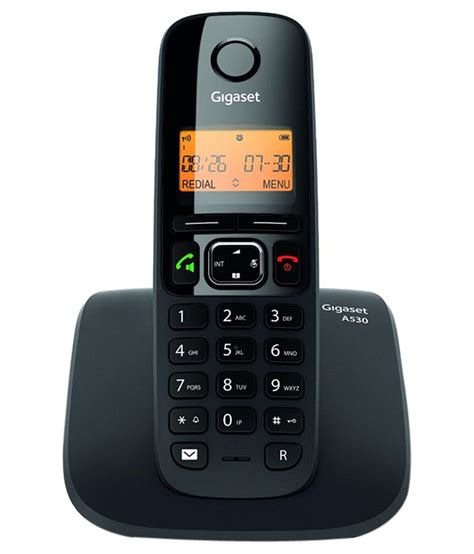 Buy Gigaset A530 Cordless Landline Phone Black Online At Best Price
