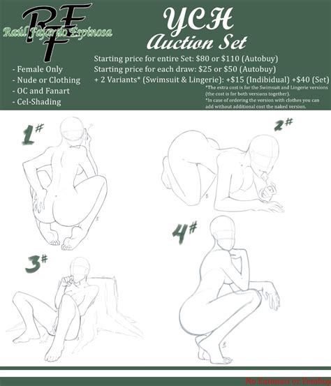 YCH Pin Up Set Auction Available By A Camelt Hentai Foundry