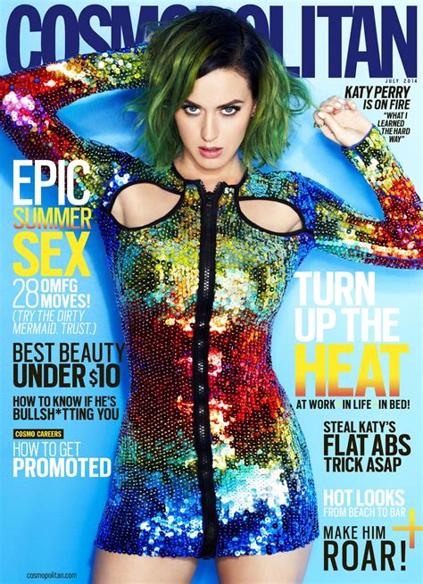 Katy Perry Cosmopolitan Magazine July 2014 Cover And Photos Celebmafia