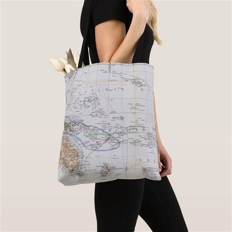 Map Of The Races Of Oceania And Australasia Tote Bag Zazzle Tote